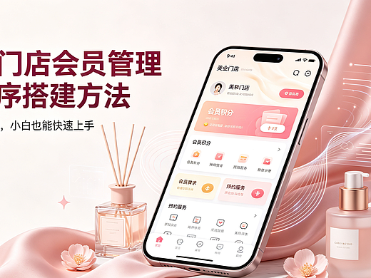 零代码制作美业门店会员管理小程序方法流程，小白也能上手