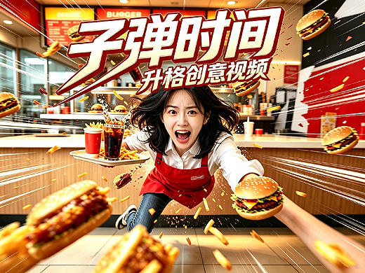 复刻“子弹时间升格创意视频”（附提示词）