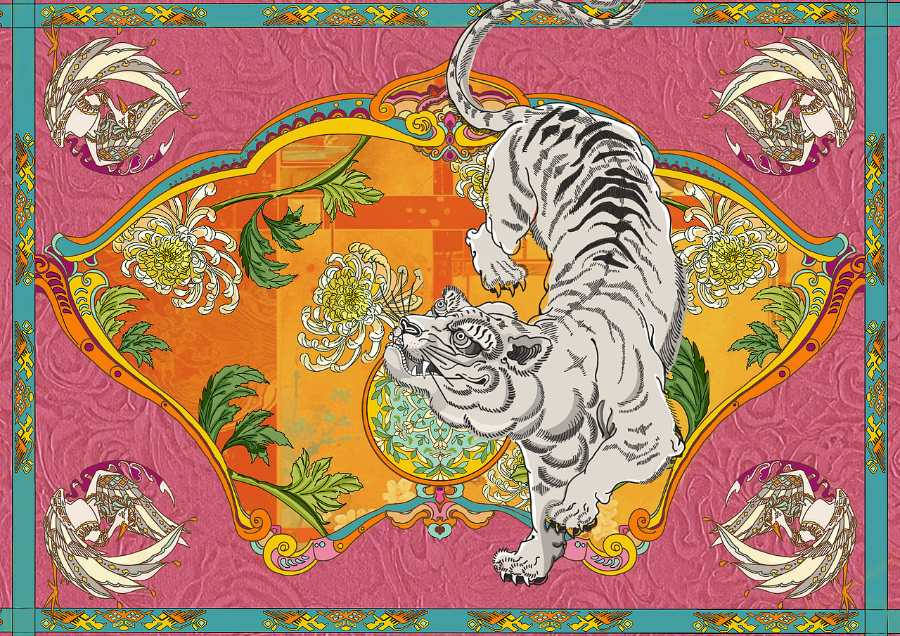 二十四节气瑞兽图（图ZNDEyMDA4NTY0） - 宣传物料 - 站酷设计师是Gaga吗原创素材 - 站酷ZCOOL