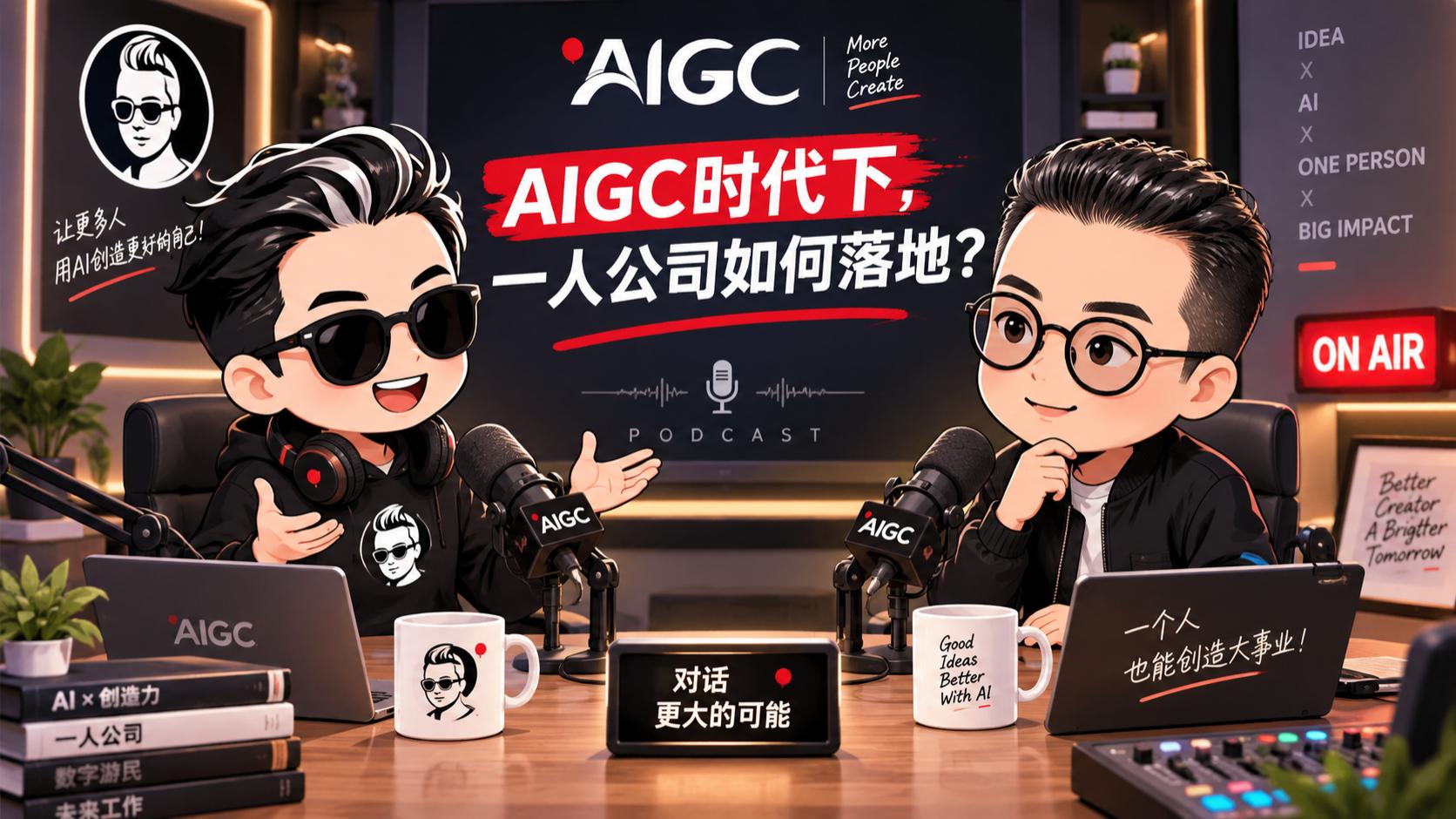 看懂AIGC一人公司的红利与陷阱，普通人才能真正落地赚钱 | AIGC趋势、单人商业（图ZMTU4NzcxNDQ=） - 教程 - 站酷设计师雨田侃设计原创素材 - 站酷ZCOOL