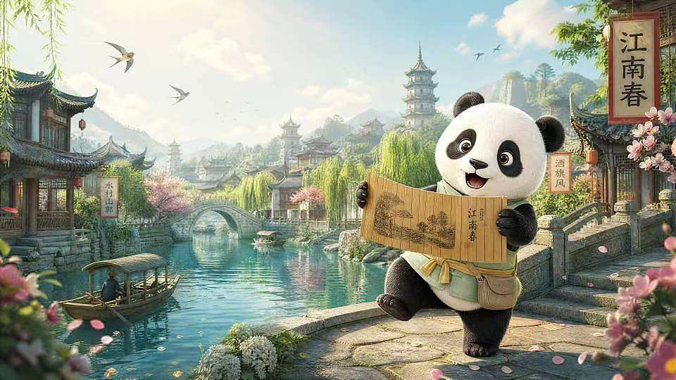 《江南春》（图ZNDEyMDEwMTY4） - 动画/影视 - 站酷设计师额农大重试原创素材 - 站酷ZCOOL