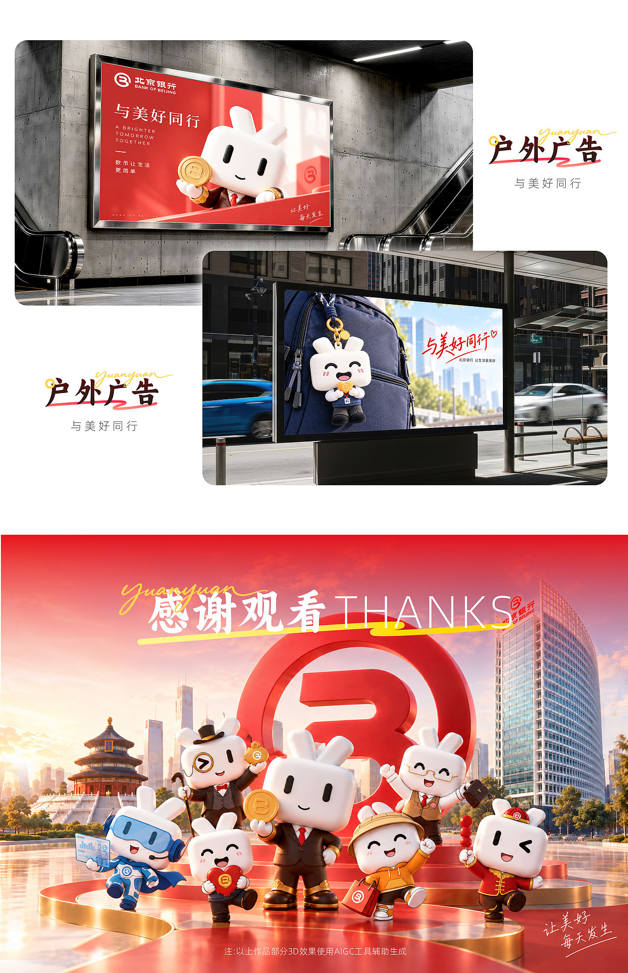 数启京彩 · 与美好同行 北京银行IP创作（图ZNDEyMDEwMzI0） - 其他手工艺 - 站酷设计师登登DD原创素材 - 站酷ZCOOL