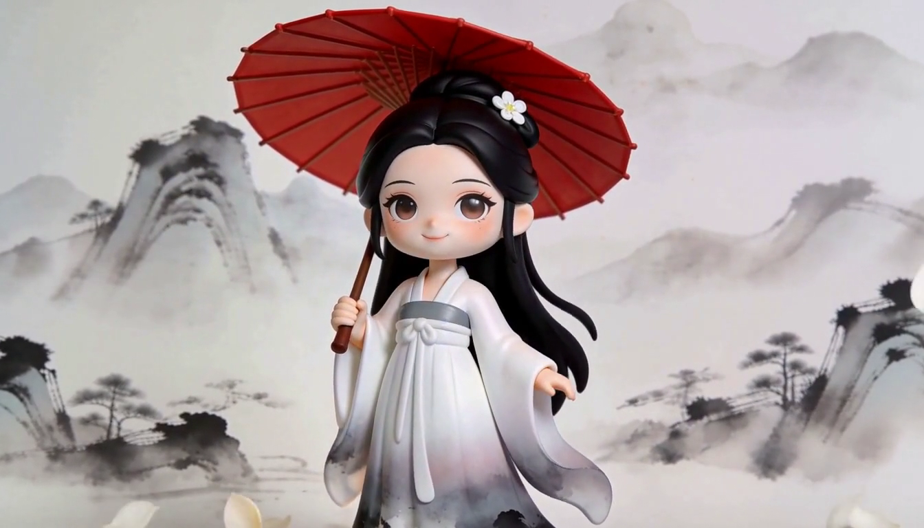 AI角色设计全流程 EP.02｜墨 SUMI｜国风水墨仙子（图ZMTU4NzgzNjQ=） - 教程 - 站酷设计师俊仔饼原创素材 - 站酷ZCOOL
