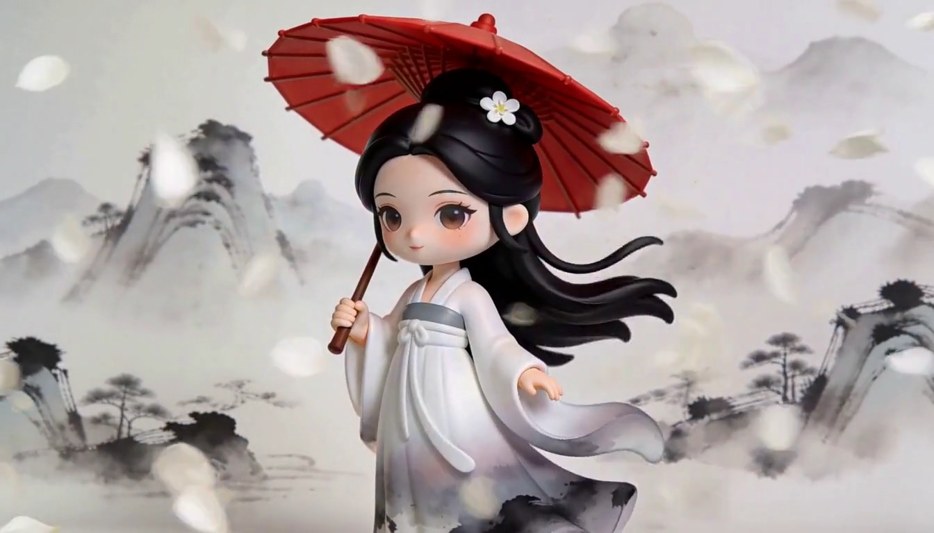 AI角色设计全流程 EP.02｜墨 SUMI｜国风水墨仙子（图ZMTU4NzgzNjA=） - 教程 - 站酷设计师俊仔饼原创素材 - 站酷ZCOOL