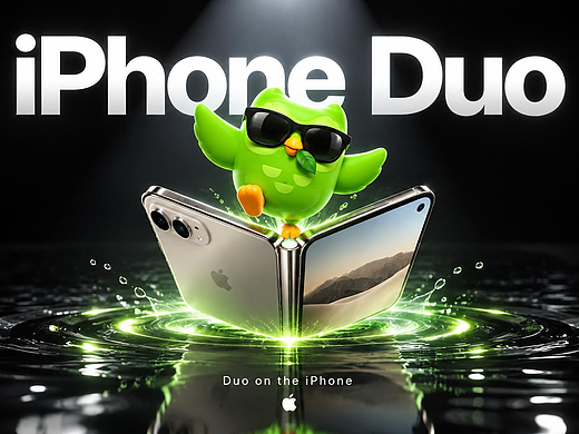 「Duo on the iPhone, iPhone Duo」（个人主页-ZNzQxMzAxODg=） - AI作品 - 站酷设计师潘笑卓原创素材 - 站酷ZCOOL