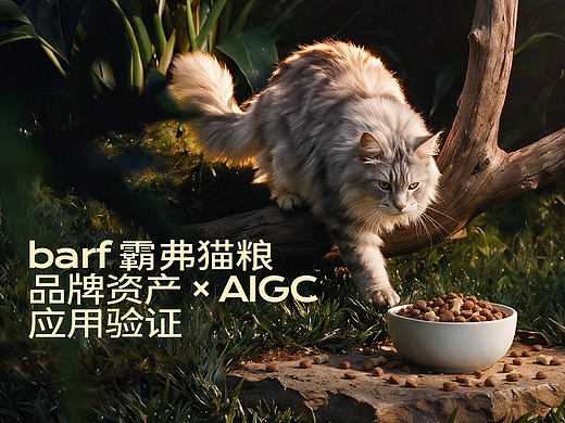 barf 霸弗猫粮｜品牌资产 × AIGC 应用验证