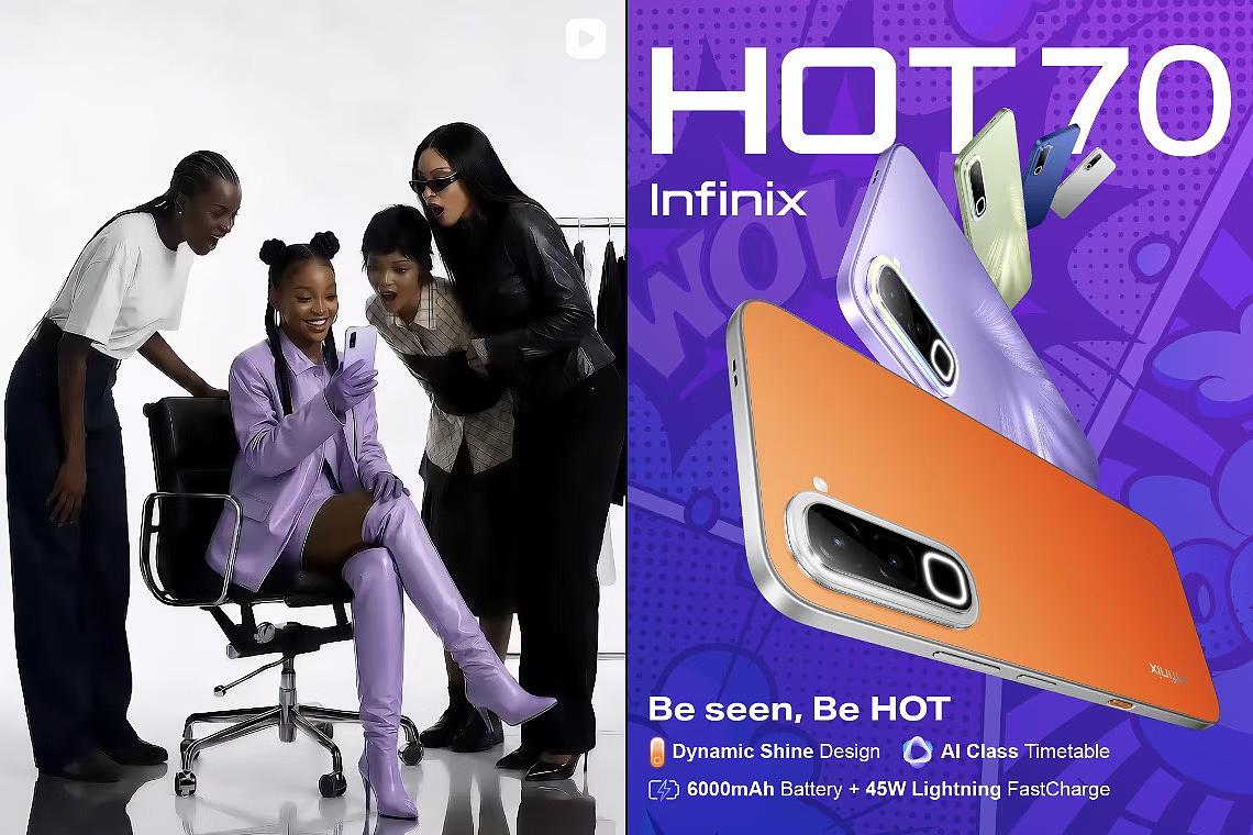 Infinix HOT70手机 非洲出海AI广告片（图ZNDEyMTA1MTQw） - AI作品 - 站酷设计师野仙仙AI原创素材 - 站酷ZCOOL