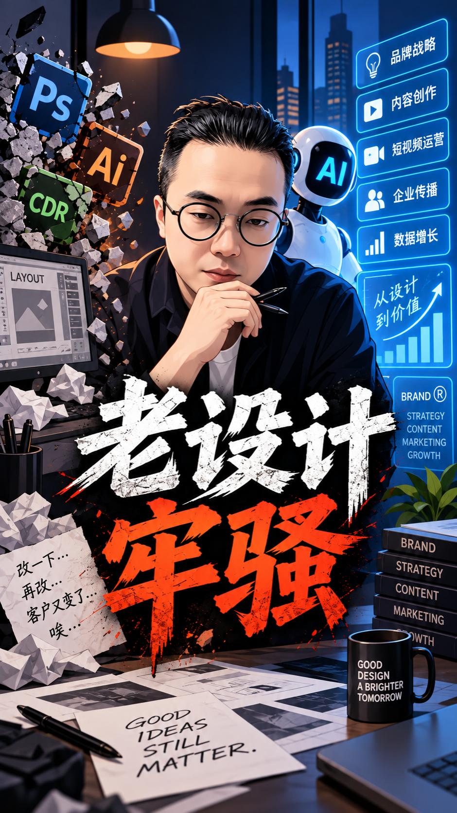 从做图到解决问题：AI时代，设计师必须完成的这次转型 | 老设计牢骚 | 设计师转型（图ZMTU4ODM3Njg=） - 教程 - 站酷设计师雨田侃设计原创素材 - 站酷ZCOOL