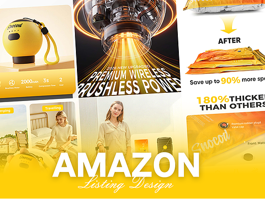 小家电 无刷风机-Amazon亚马逊主副图A+设计