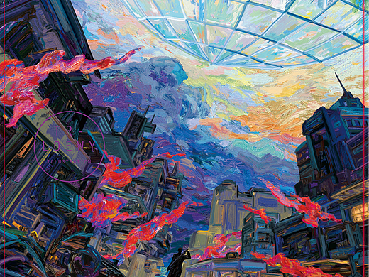 给小说犯上者绘制的封面插画