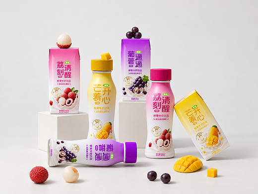 果在 牛奶品牌包装设计