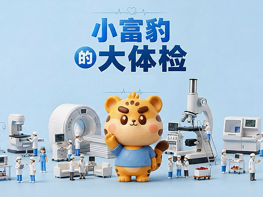 全速案例丨富国基金《小富豹的大体检》AIGC动画视频