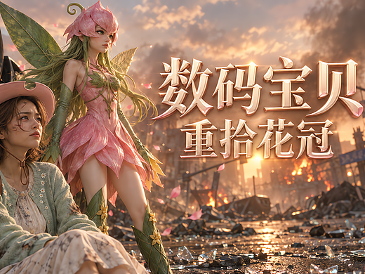 数码宝贝 · 重拾花冠（个人主页-ZNzQxNDk3NDQ=） - 短片 - 站酷设计师艾伦AI原创素材 - 站酷ZCOOL