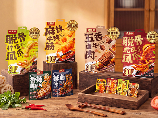 原创设计|虎集坊卤味包装全案