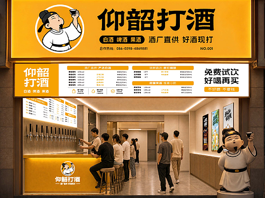 段高峰设计 X 仰韶打酒：重构社区散酒新零售品牌体验