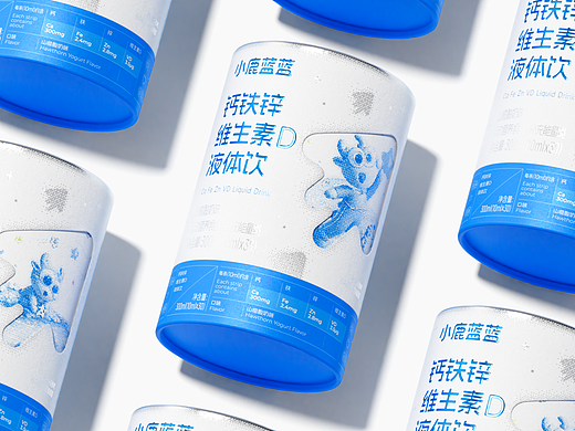 遇义设计丨小鹿蓝蓝 液体饮包装设计丨一转眼就长大了