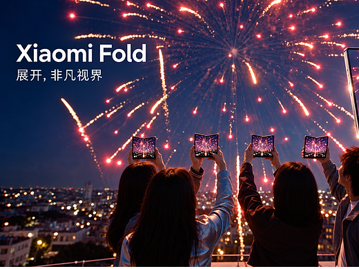 小米Fold折叠机新款上市AIGC视频