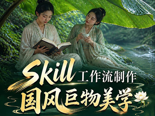 Sklii工作流制作国风巨物美学