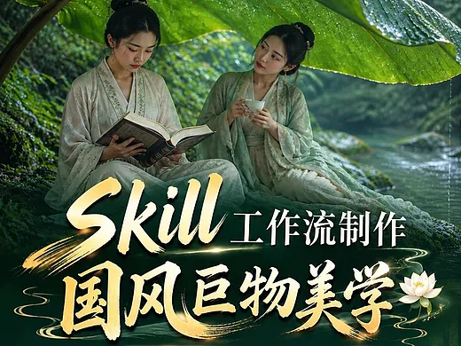 Sklii工作流制作国风巨物美学
