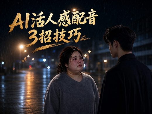 AI活人感配音3个技巧
