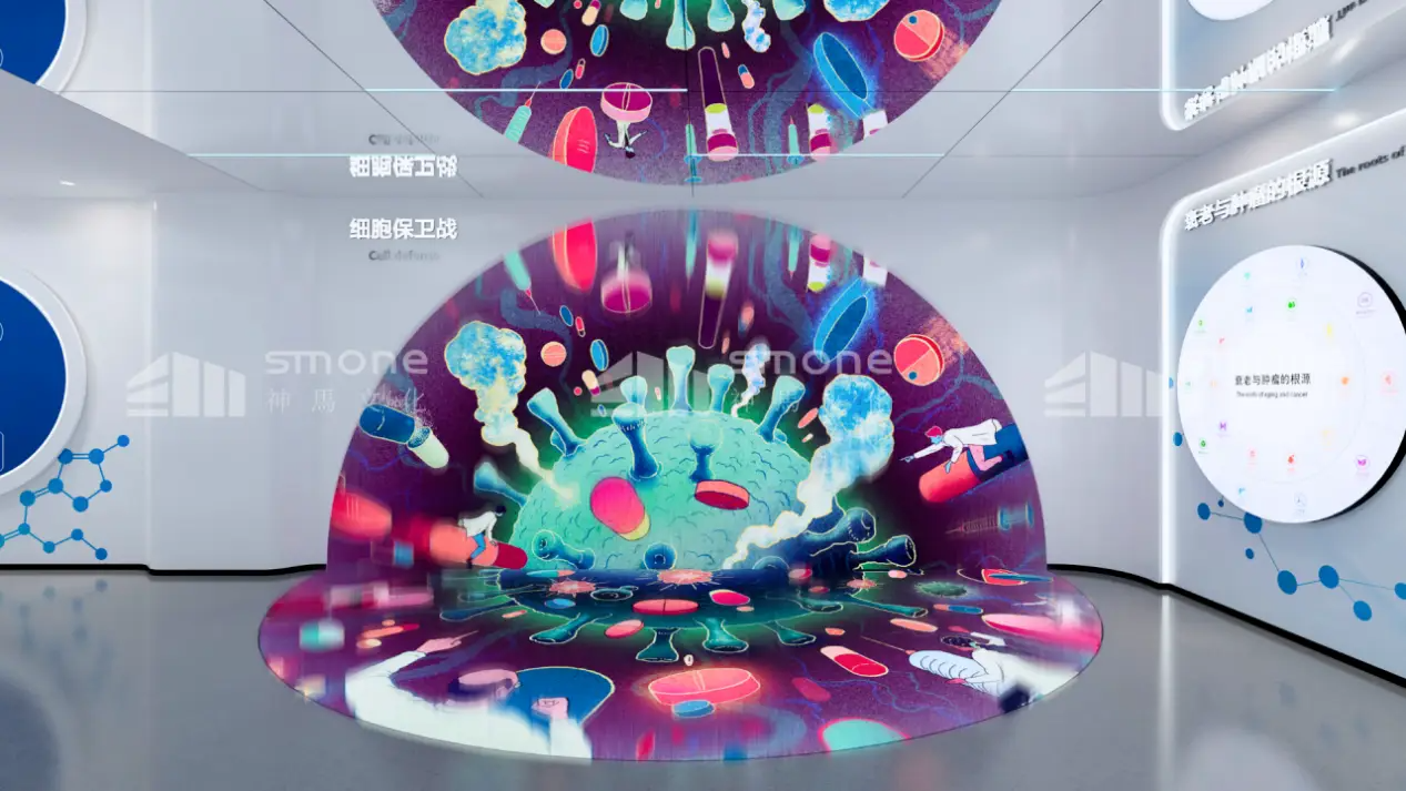 专业展厅设计公司，如何为生物科技企业策划设计细胞科普馆（图ZMTU5MDA0NzI=） - 评测 - 站酷设计师smone原创素材 - 站酷ZCOOL