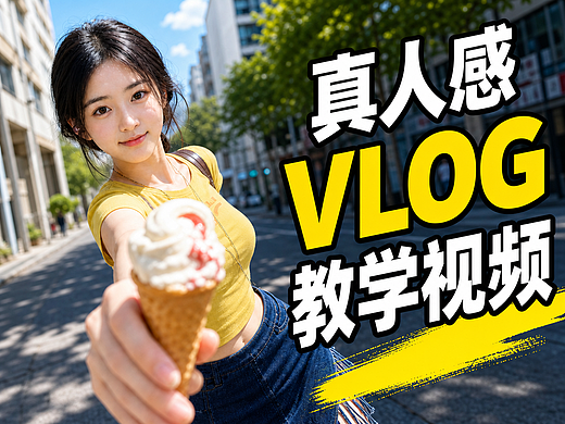 「真人感 Vlog」教学视频
