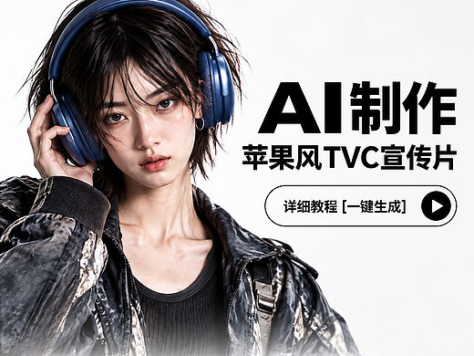 AI制作苹果风TVC广告