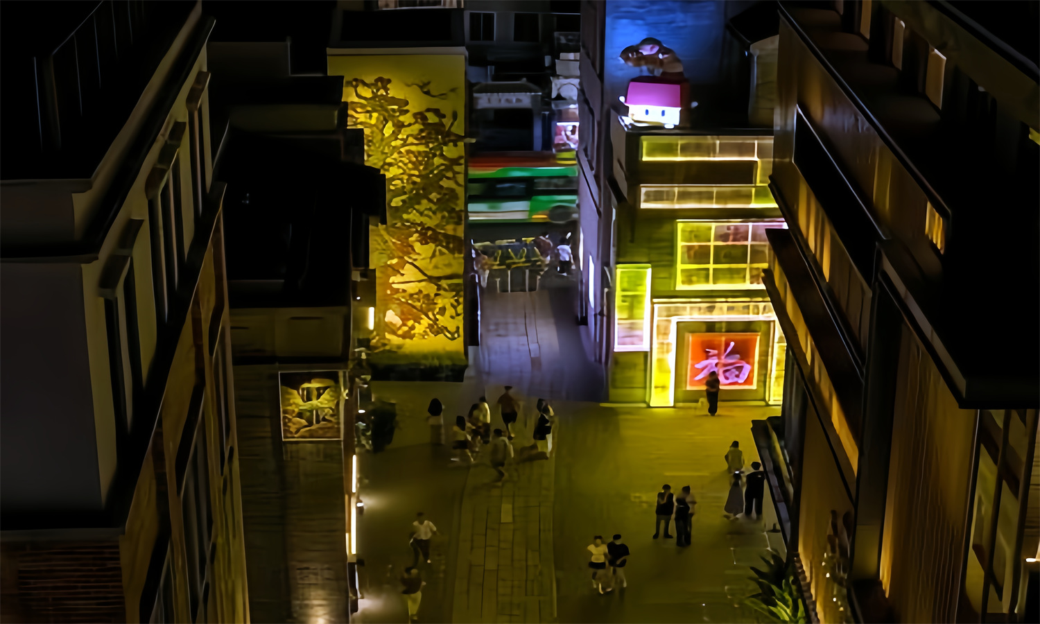 步行街中段没人逛？商业街区美陈如何破解 “首尾热、中间冷” 的困局？肆墨设计（图ZMTU5MDczNjQ=） - 观点 - 站酷设计师新锐策展设计圈原创素材 - 站酷ZCOOL