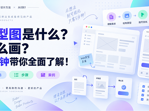 【PM/UI必存】原型图完全指南:从线框到高保真,工具模板一次配齐