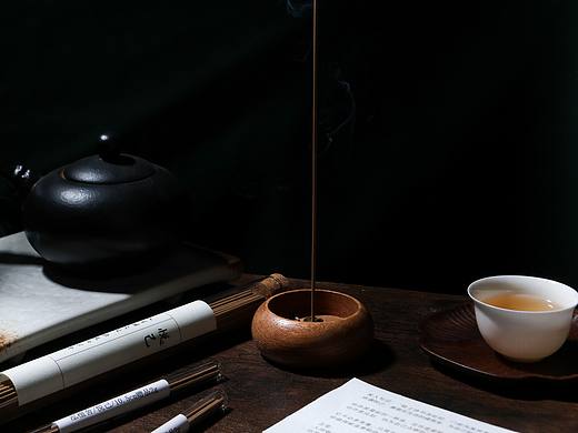 线香拍摄 东方禅意 