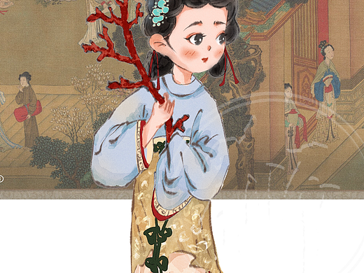 古画新绘- Q版古风人物