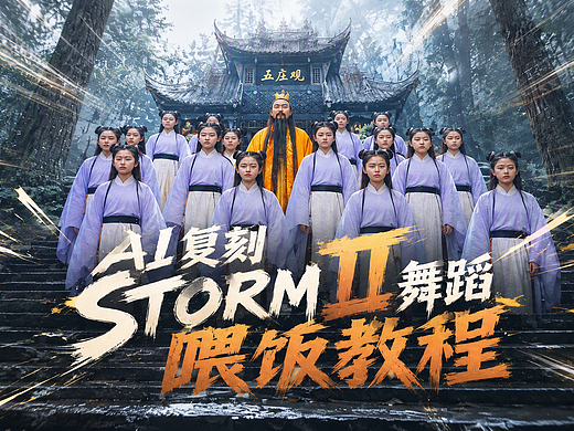AIGC教程｜AI复刻《storm 2》舞蹈喂饭教程