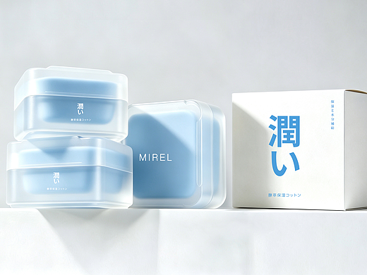 日式棉片外包材设计