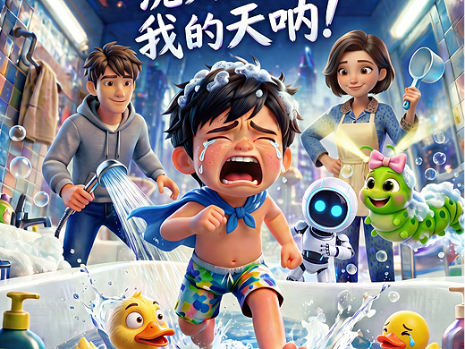 超级Enjo大冒险：我不洗头（个人主页-ZNzQxODk4NjA=） - 动画片 - 站酷设计师超级Enjo原创素材 - 站酷ZCOOL