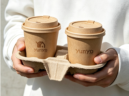 YUNYO咖啡VI|质朴松弛的品牌视觉