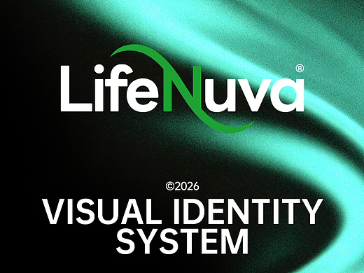 Lifenuva 美国保健品Logo VI品牌 & 视觉识别