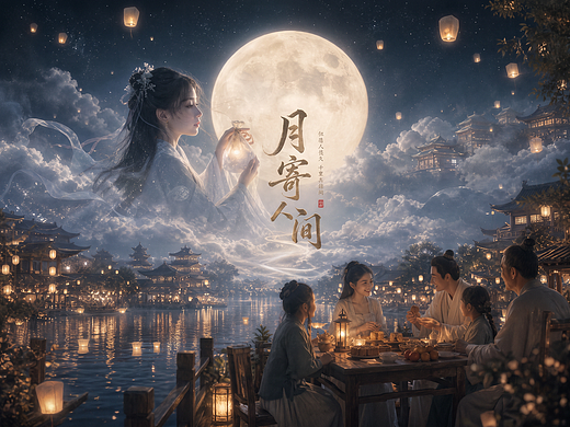 【月寄人间】中秋团圆AIGC短片