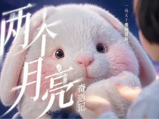 中秋治愈AI奇幻短片【两个月亮】