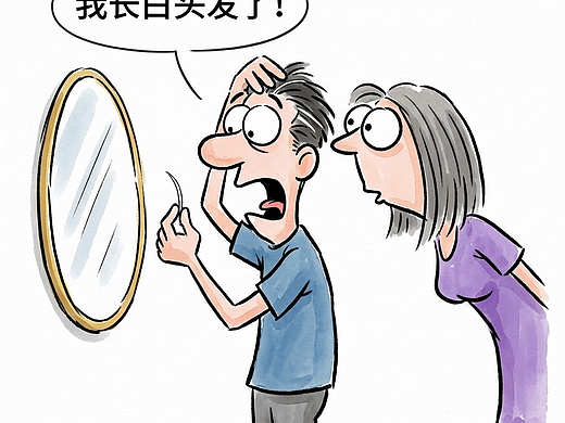 别急着拔！那根白发，可能是身体刚替你"掐灭"的一场癌
