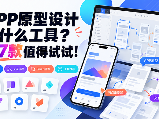【选型】APP原型工具怎么选?4维度+7款,按场景对号入座