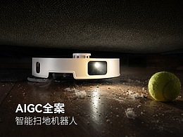 智能扫地机器人｜AIGC 高端电商视觉全案