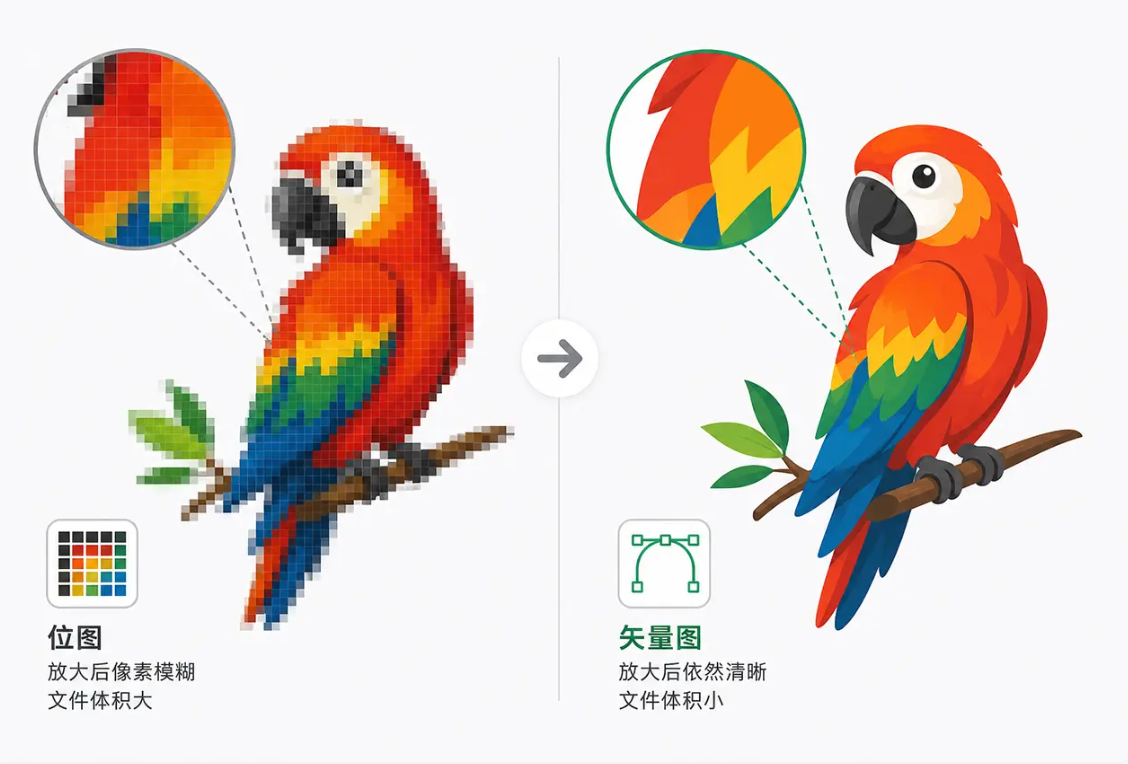 2026 最新 5 款位图转矢量 SVG 工具盘点（图ZMTU5MzIxNjA=） - 评测 - 站酷设计师果汁i原创素材 - 站酷ZCOOL