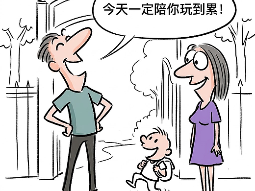 带娃两小时我先倒了：小孩为啥不累