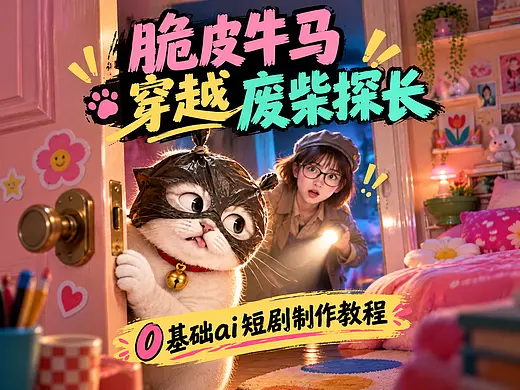 0基础ai短剧制作教程｜聊天出片不用写提示词