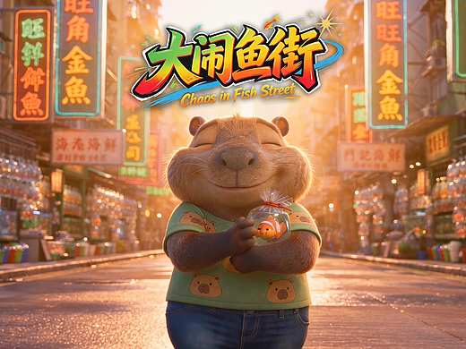 卡皮巴拉的生活 第二季 EP10 大闹鱼街