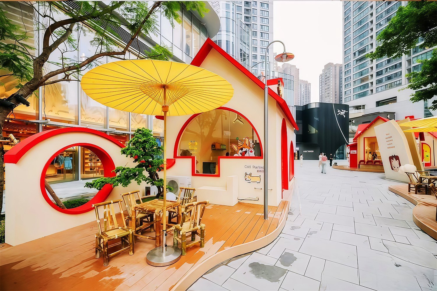街区美陈|从新宠到标配：慢闪街区美陈设计如何兼顾颜值与运营？肆墨设计（图ZMTU5Mzk1MTY=） - 资讯 - 站酷设计师肆墨设计原创素材 - 站酷ZCOOL