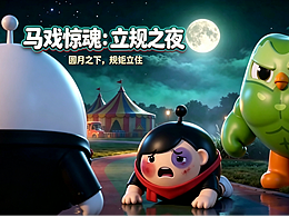 [AIGC]蛋仔小剧场：马戏惊魂，立规之夜！