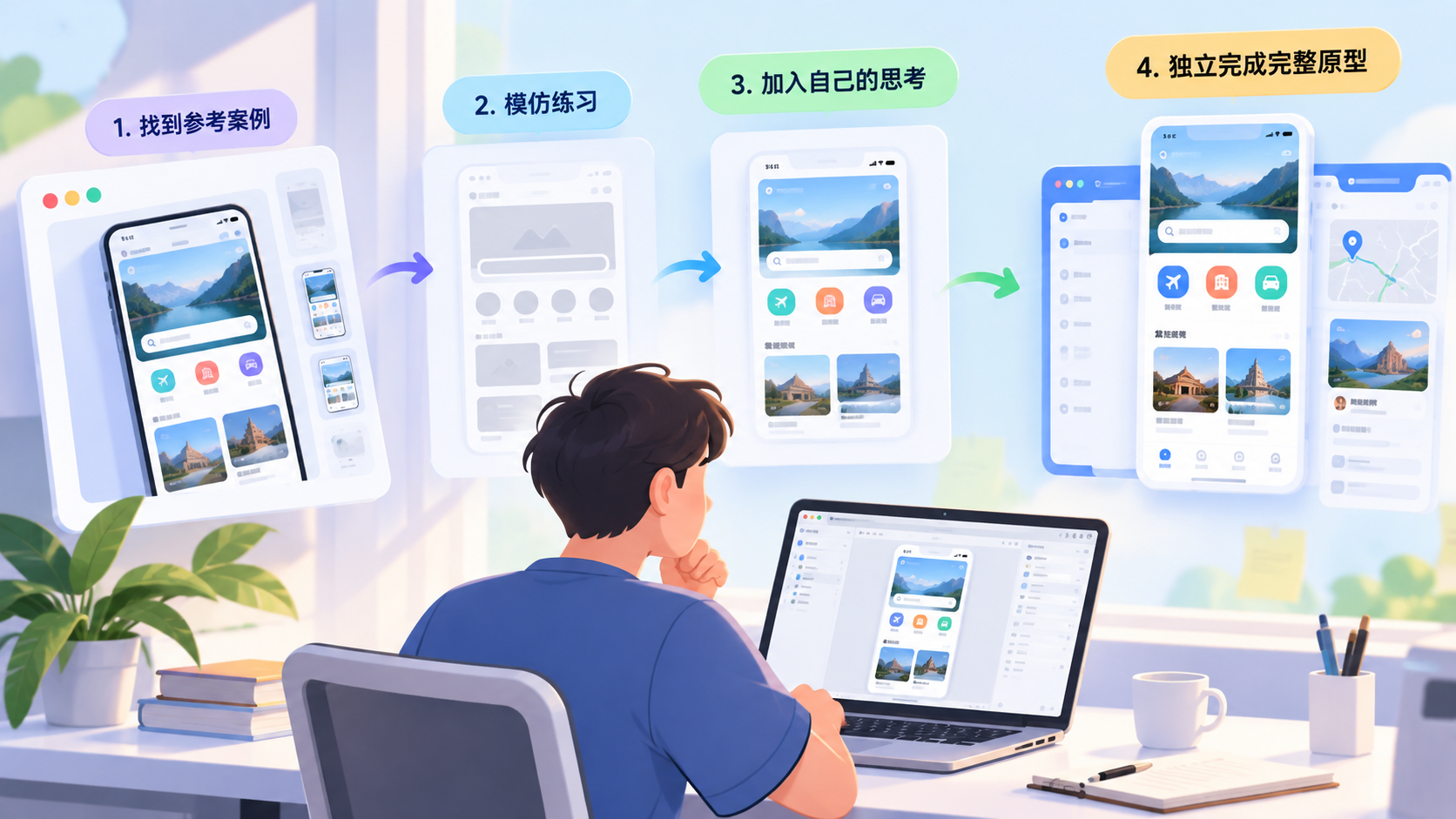 教程看了一堆还是不会画原型？5步学习路径帮你从0到1走通（图ZMTU5NDM3NDg=） - 资讯 - 站酷设计师摹客设计云原创素材 - 站酷ZCOOL