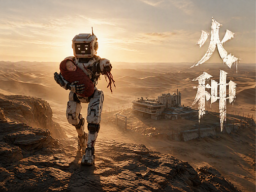 原创AI短片《火种》丨生而为人，便有罪吗？