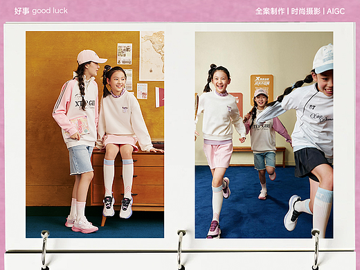 成长不设限 拍出青春期女孩的多种风格｜特步贴贴鞋